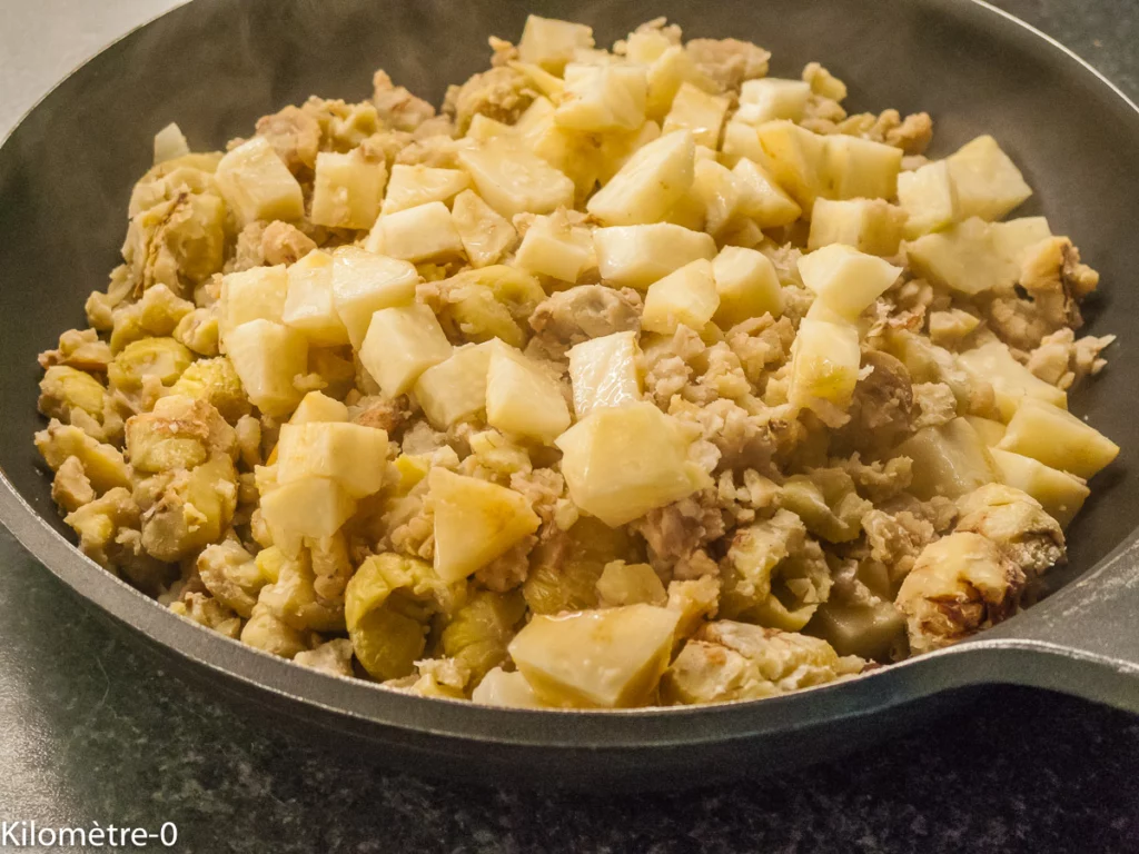 Confit de canard au céleri, poires et châtaignes - Étape 5