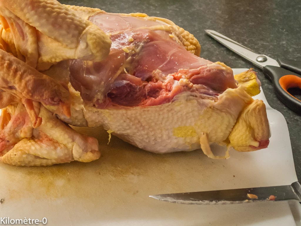 Poulet rôti aux oranges et à la sauce soja - Étape 1