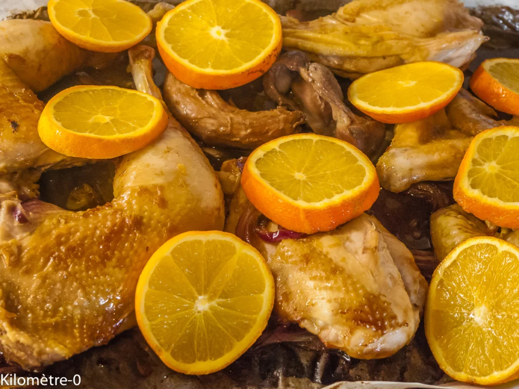 Poulet rôti aux oranges et à la sauce soja - Étape 4