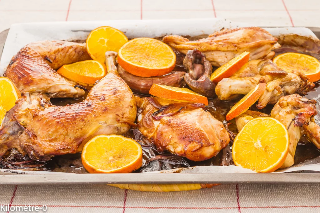 Poulet rôti aux oranges et à la sauce soja - Étape 5