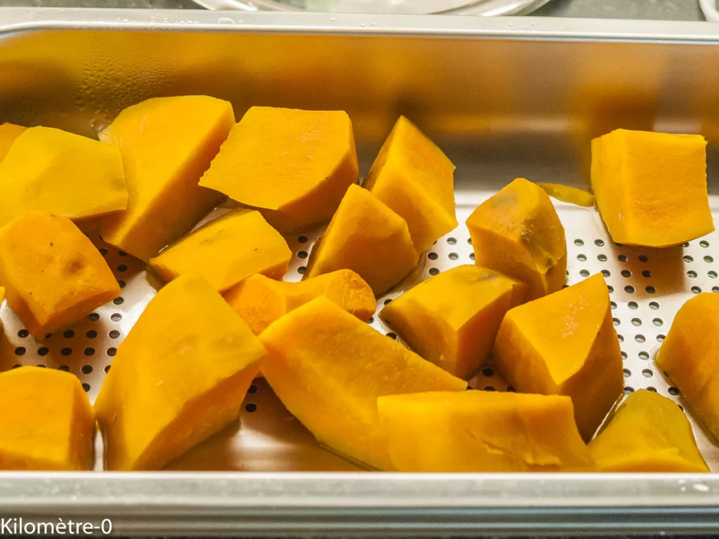 Fondant au chocolat et à la patate douce - Étape 1