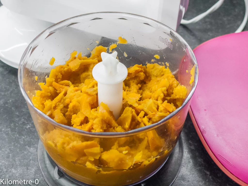 Fondant au chocolat et à la patate douce - Étape 2