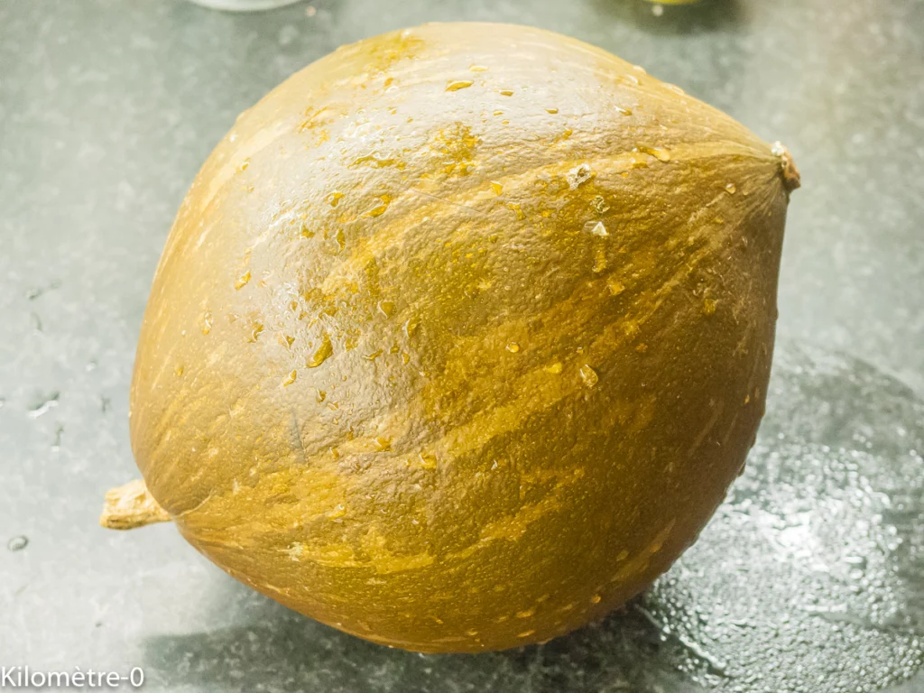 Gratin de courge aux cèpes et châtaignes - Étape 1