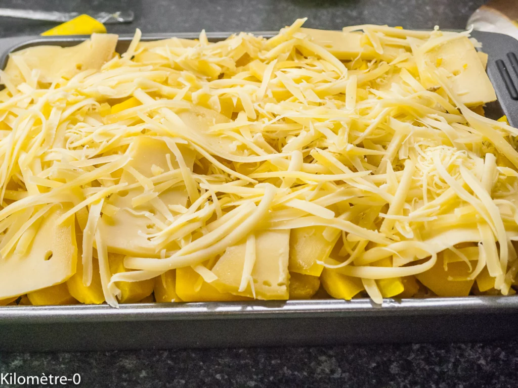 Gratin de courge aux cèpes et châtaignes - Étape 9