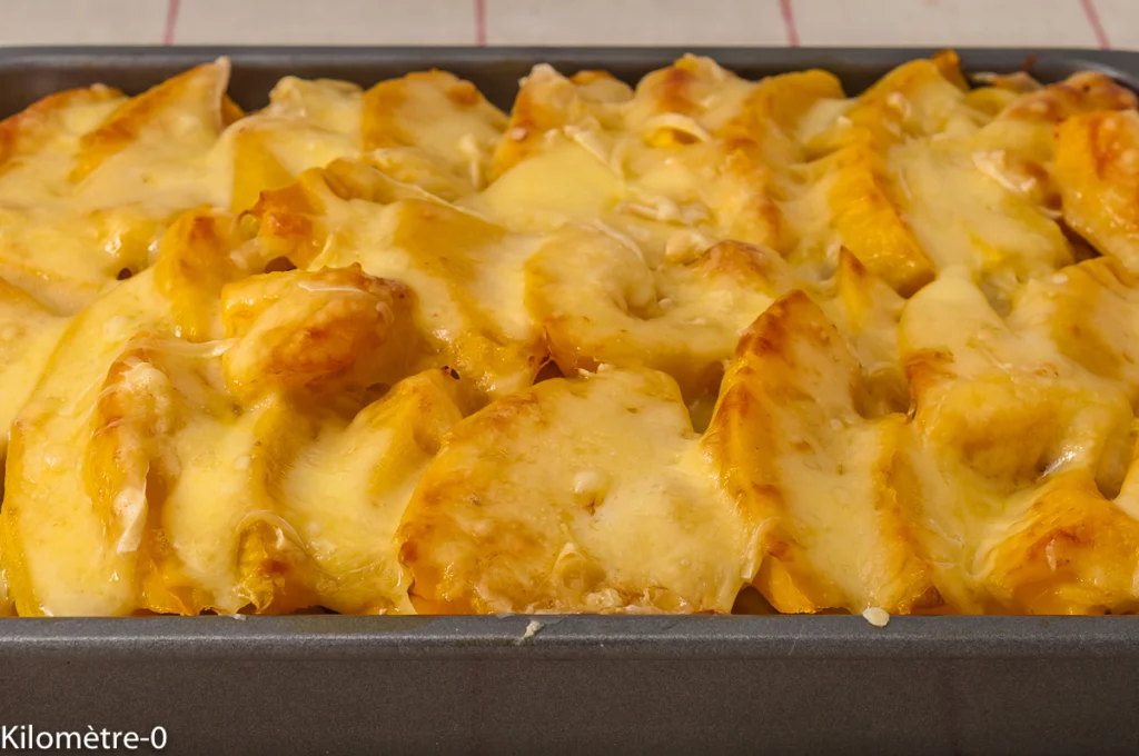 Gratin de courge aux cèpes et châtaignes - Étape 10