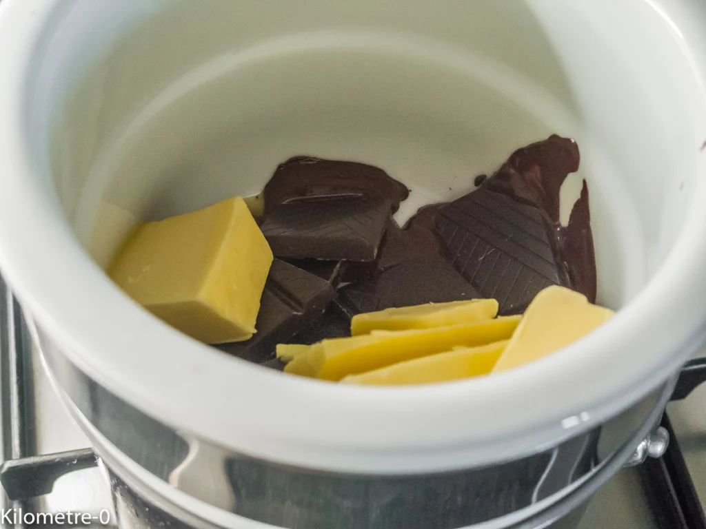 Fondant au chocolat et à la patate douce - Étape 3