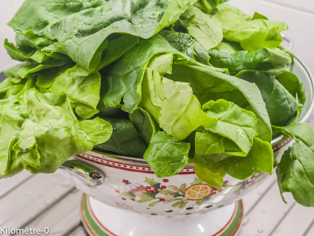 Gratin de navets aux épinards - Étape 1