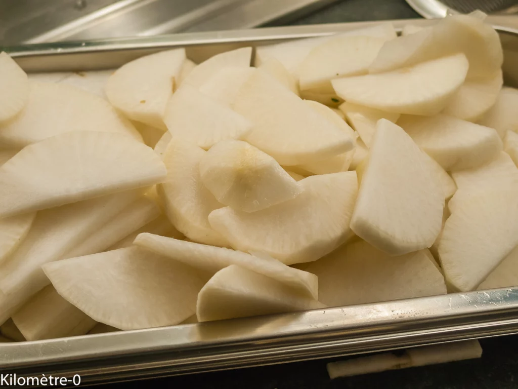 Gratin de navets aux épinards - Étape 2