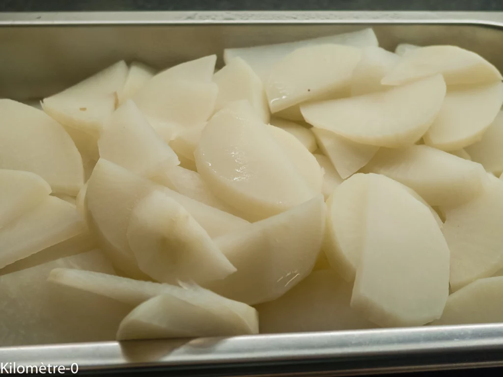 Gratin de navets aux épinards - Étape 3