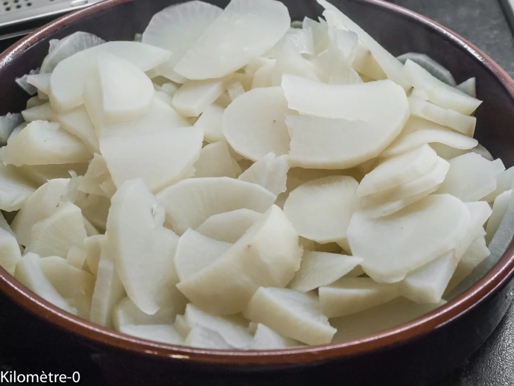 Gratin de navets aux épinards - Étape 6