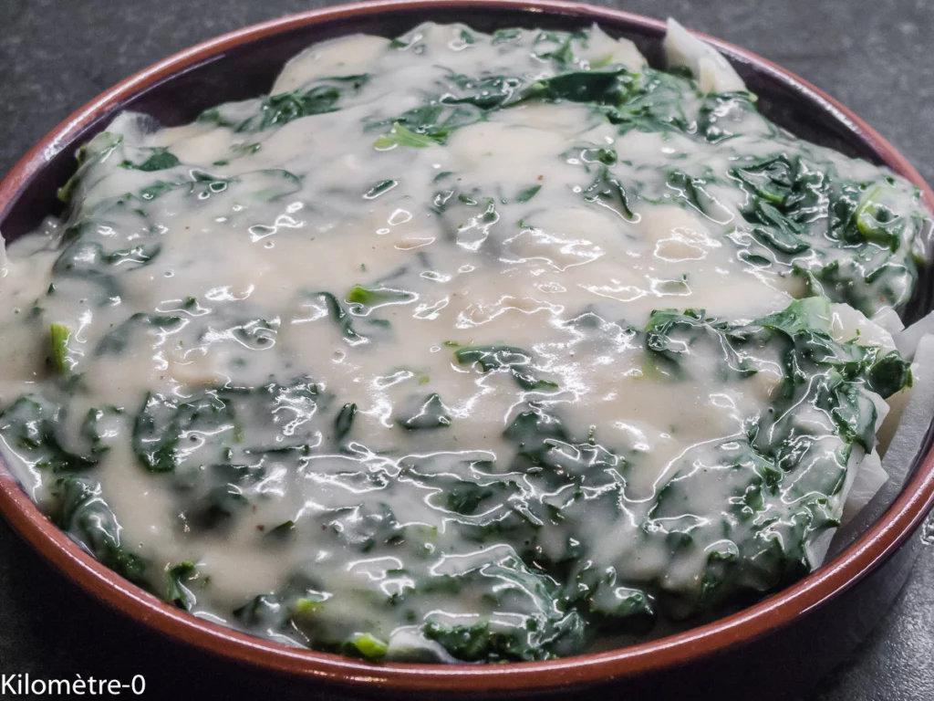 Gratin de navets aux épinards - Étape 7