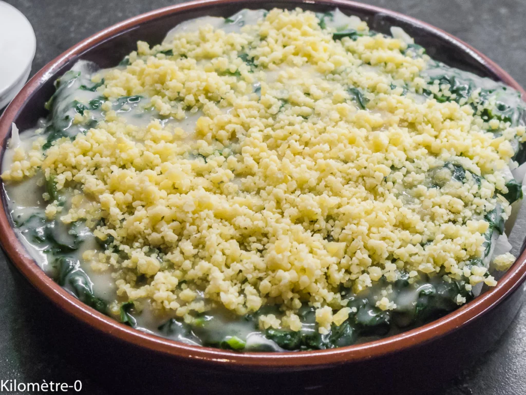 Gratin de navets aux épinards - Étape 8