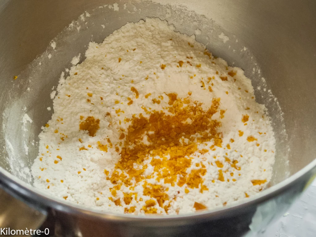 Sablés spirale chocolat orange - Étape 2