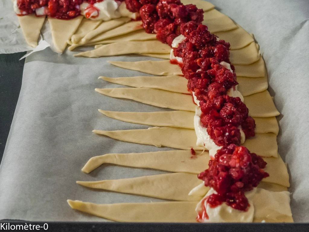 Candy cane feuilleté - Étape 5