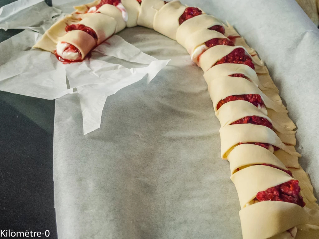 Candy cane feuilleté - Étape 6