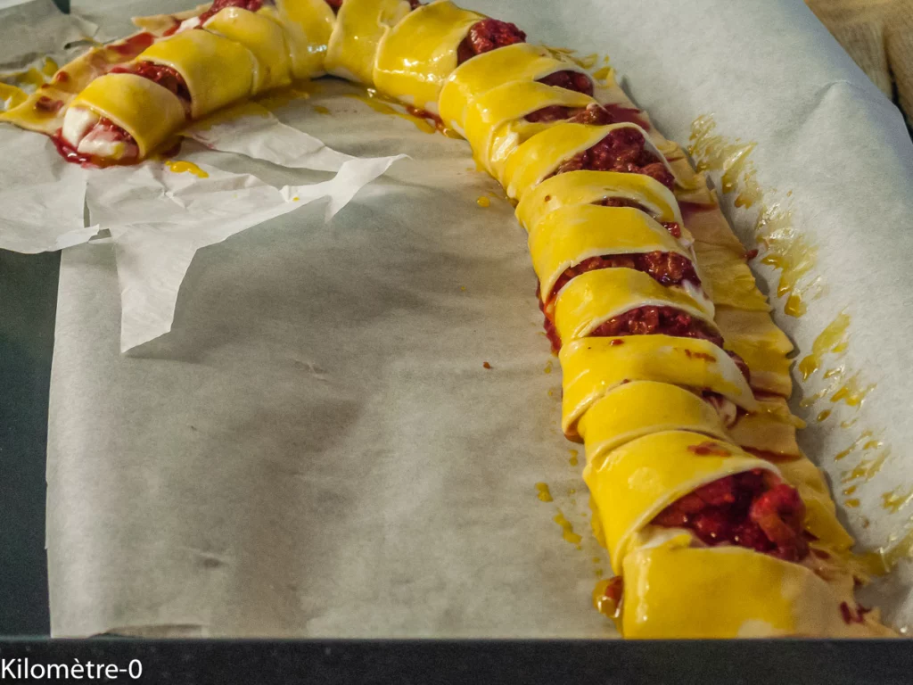 Candy cane feuilleté - Étape 7