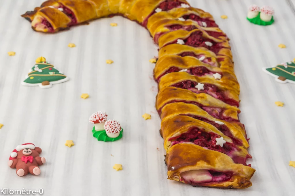 Candy cane feuilleté - Étape 9