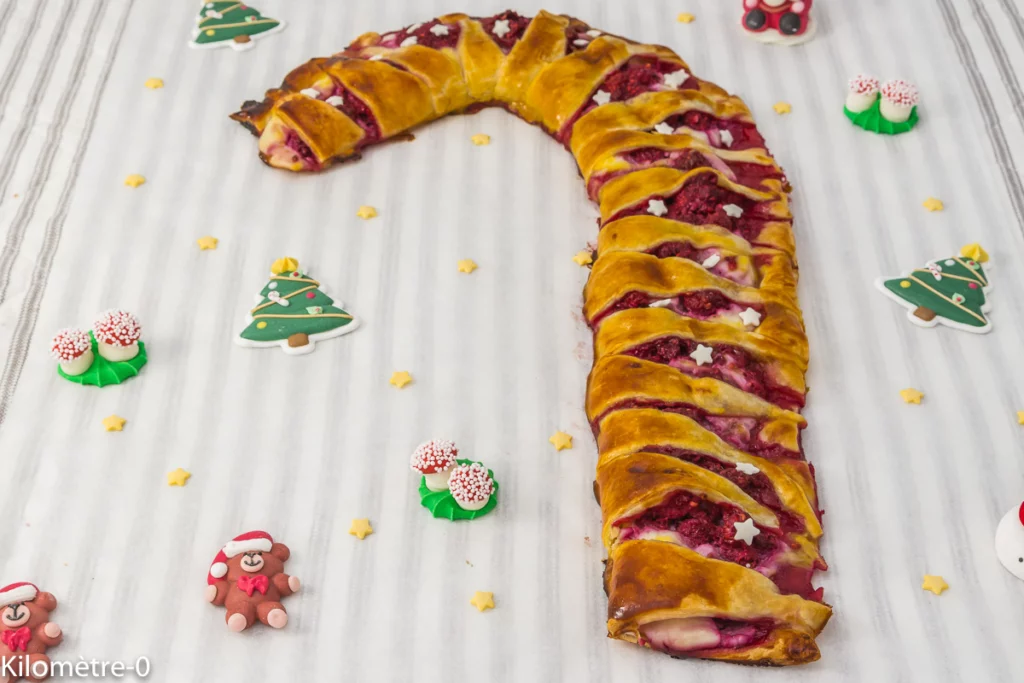 Candy cane feuilleté - Étape 8
