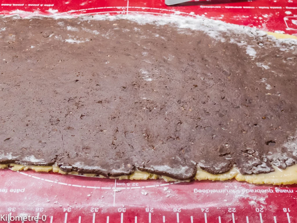 Sablés spirale chocolat orange - Étape 12