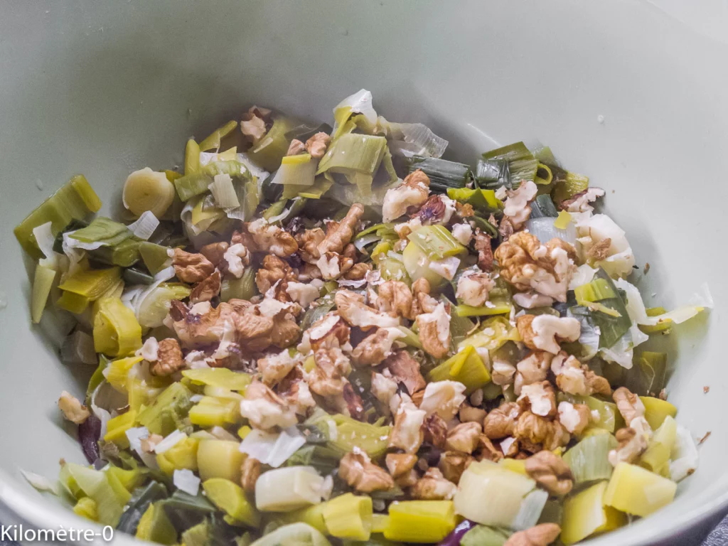 Gratin de crozets aux poireaux et reblochon - Étape 5