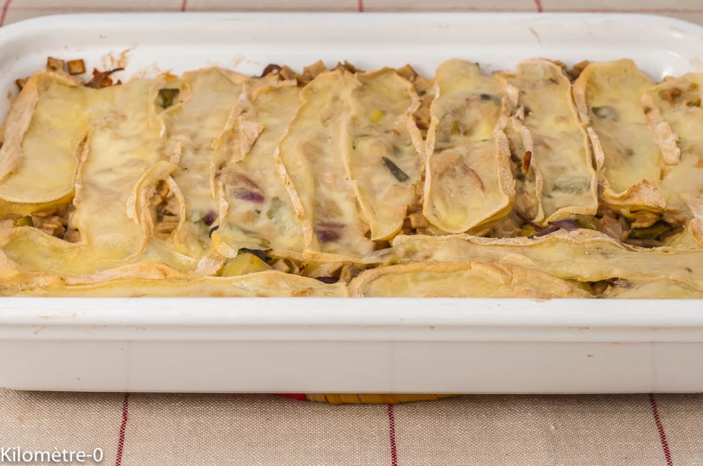 Gratin de crozets aux poireaux et reblochon - Étape 9