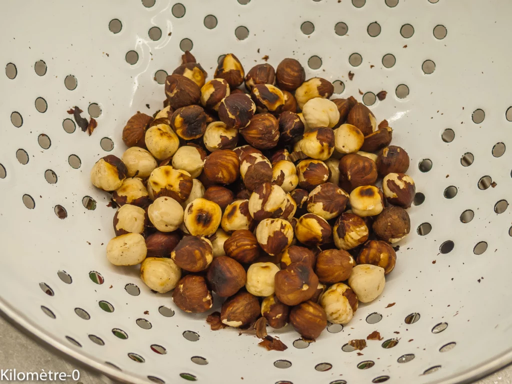 Bonbons chocolat noisettes - Étape 1