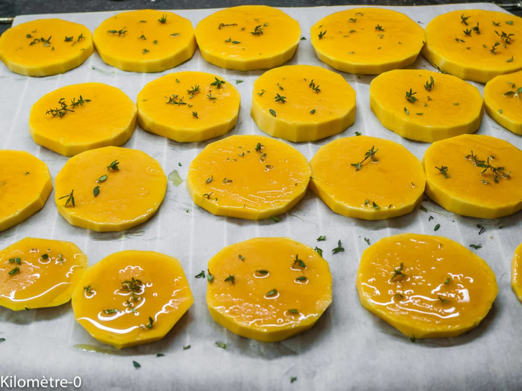 Canapé de butternut aux cranberries et aux noix - Étape 2