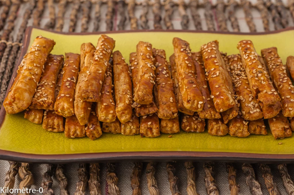 Saratele, bâtonnets croquants fêta cumin (Roumanie) - Étape 9