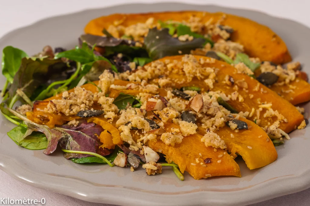 Potimarron rôti et crumble de noisettes - Étape 9