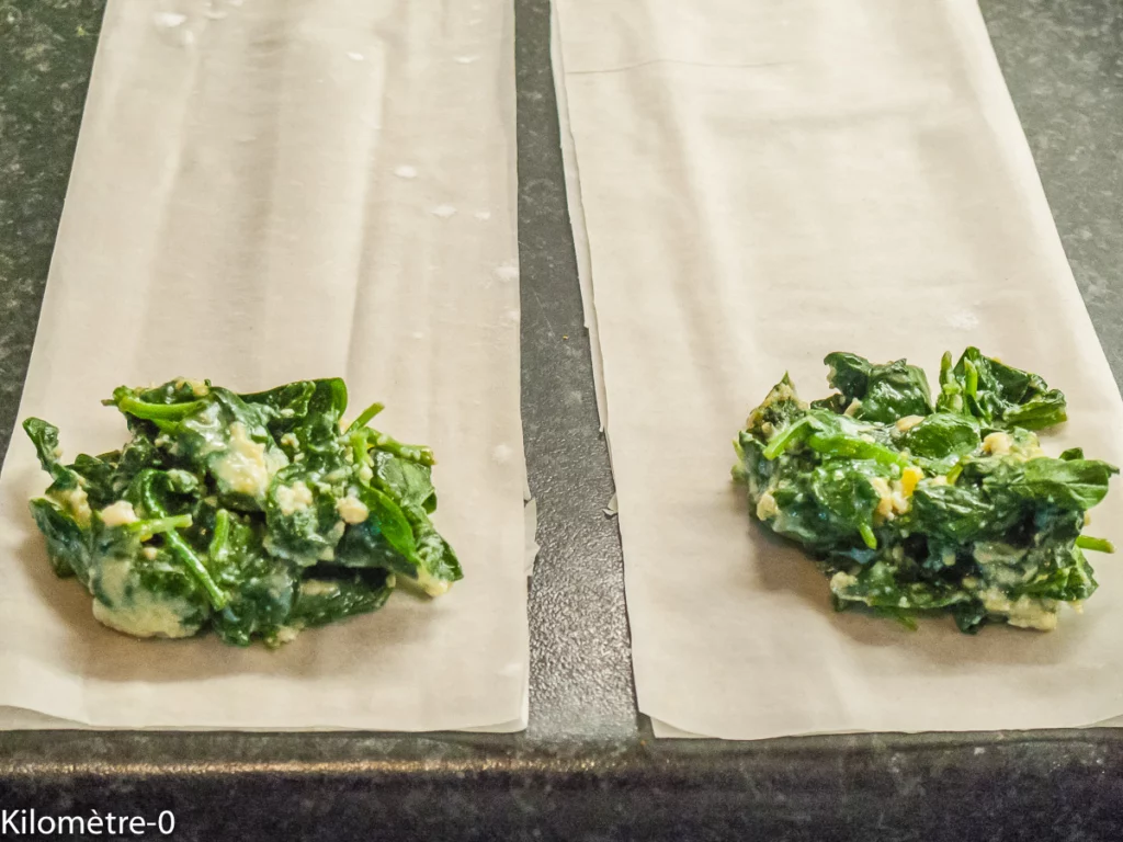 Briouates marocains aux épinards - Étape 4