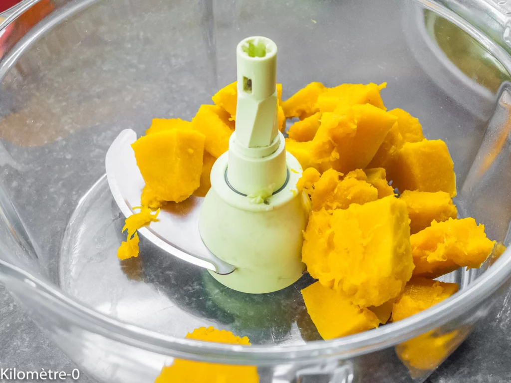 Bûche salée au potimarron et au fromage frais - Étape 2