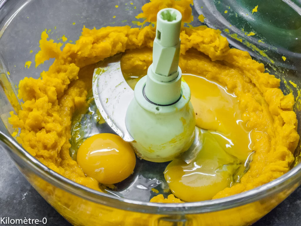 Bûche salée au potimarron et au fromage frais - Étape 3