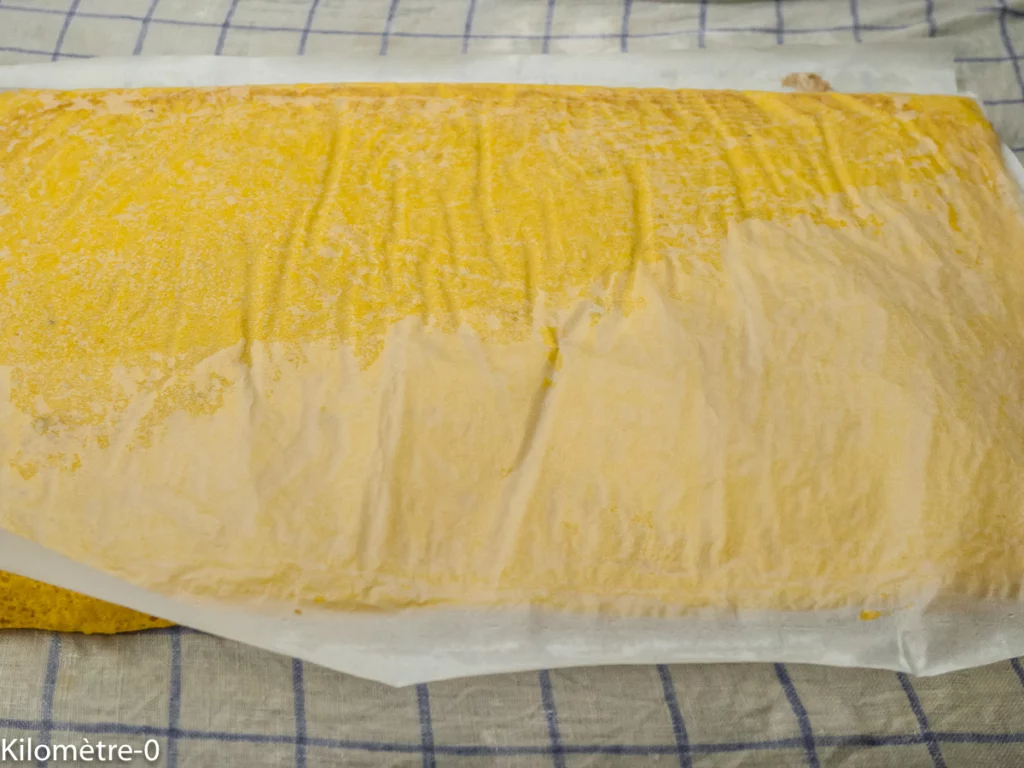 Bûche salée au potimarron et au fromage frais - Étape 10