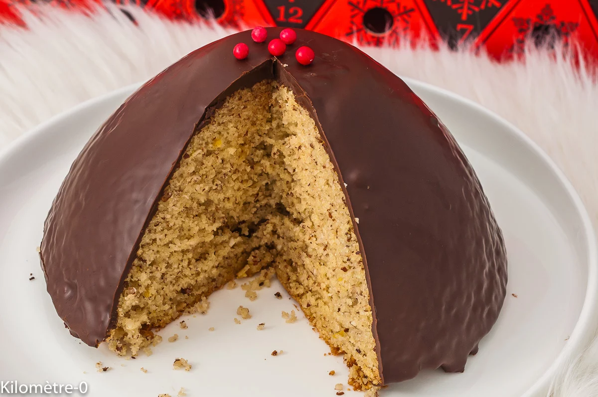 Photo de recette de parrozzo, gâteau, traditionnelle, Noël, Italie, Abruzzes, amandes, chocolat, dessert, bio, facile, Kilomètre-0, blog de cuisine réalisée à partir de produits de saison et issus de circuits courts