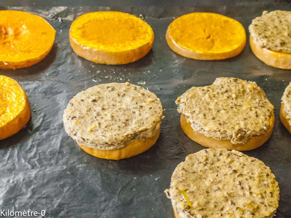 Burger de butternut aux lentilles et pois chiches - Étape 6