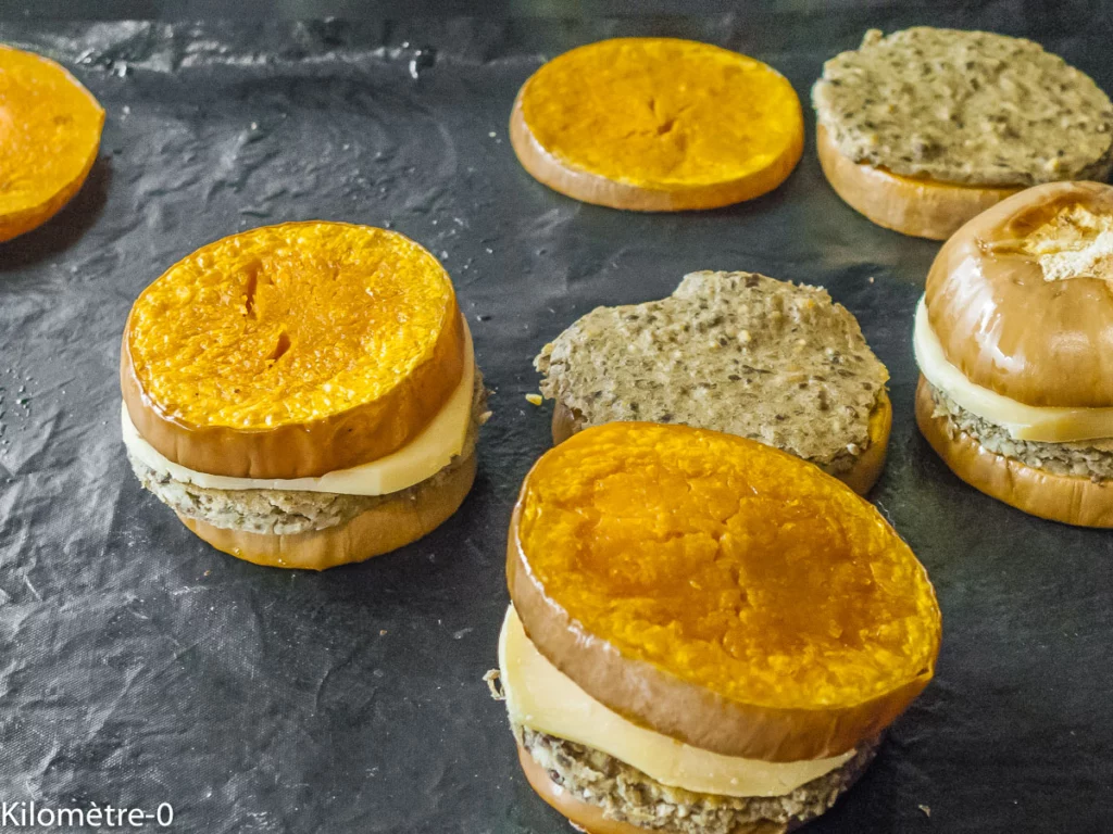 Burger de butternut aux lentilles et pois chiches - Étape 7