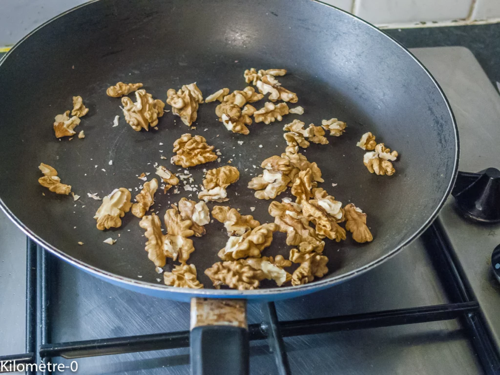 Salade de feuilles de choux de Bruxelles - Étape 1