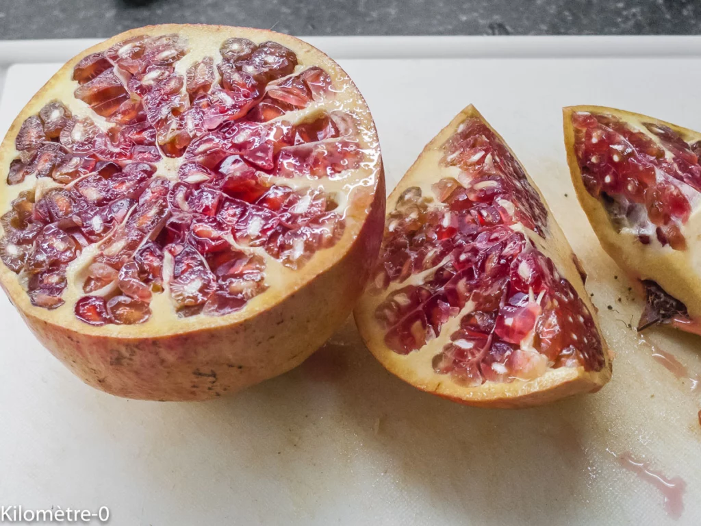 Patates douce cuites au four, pourpier et grenade - Étape 5