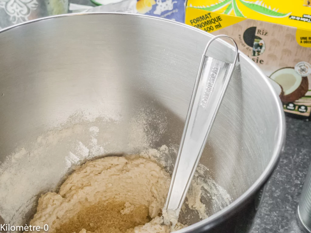 Crêpe tatin mangue et noix de coco - Étape 2