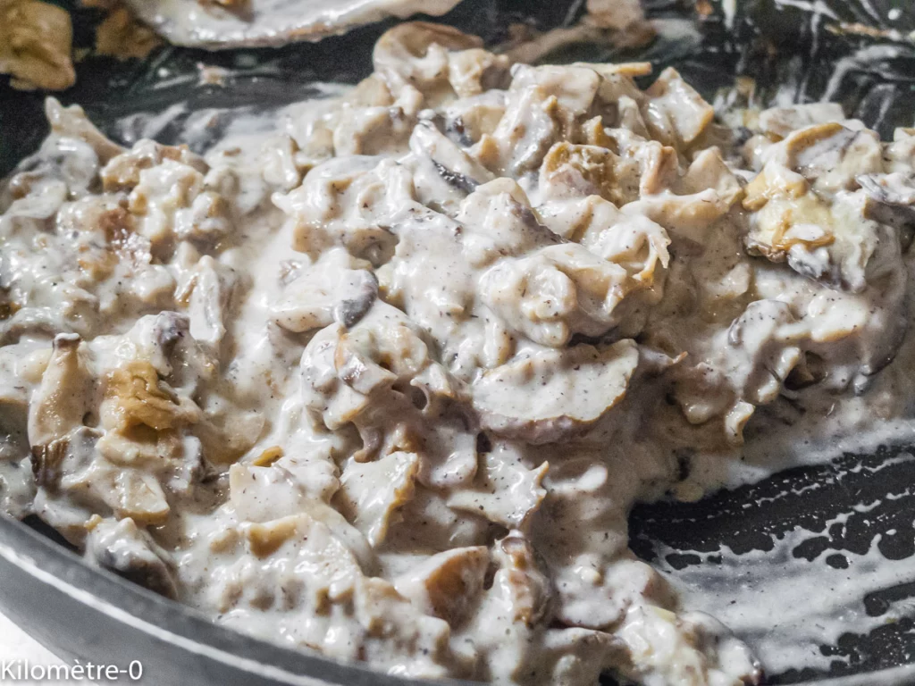 Galettes bretonnes farcies aux cèpes, béchamel au sarrasin - Étape 4