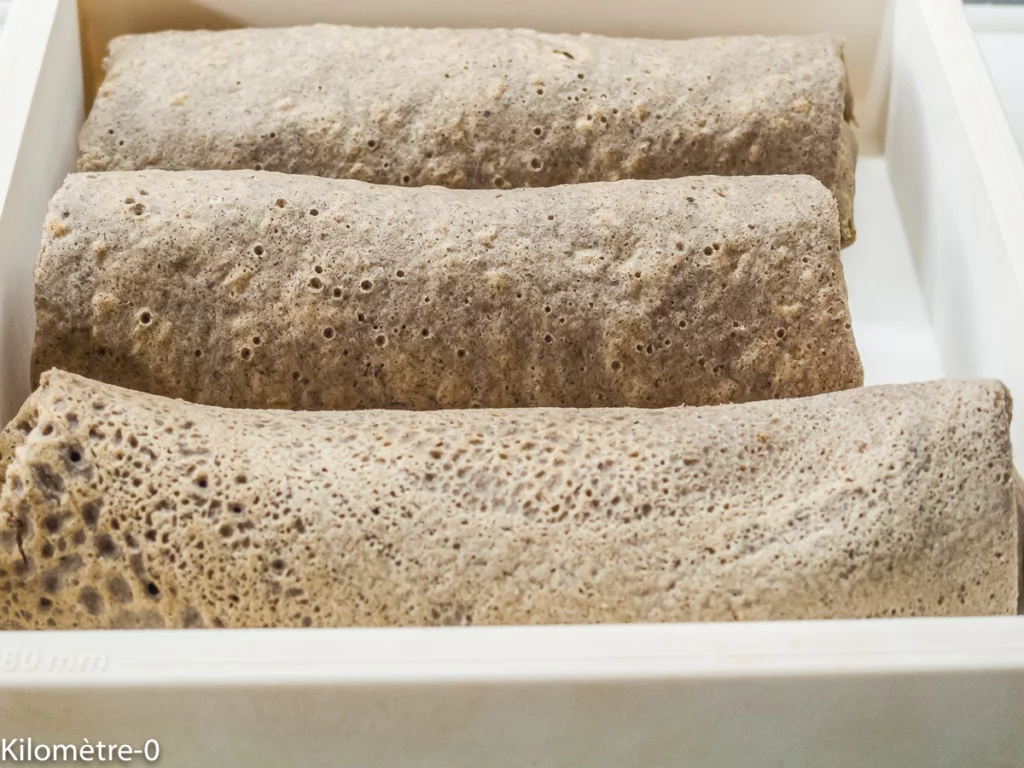 Galettes bretonnes farcies aux cèpes, béchamel au sarrasin - Étape 6