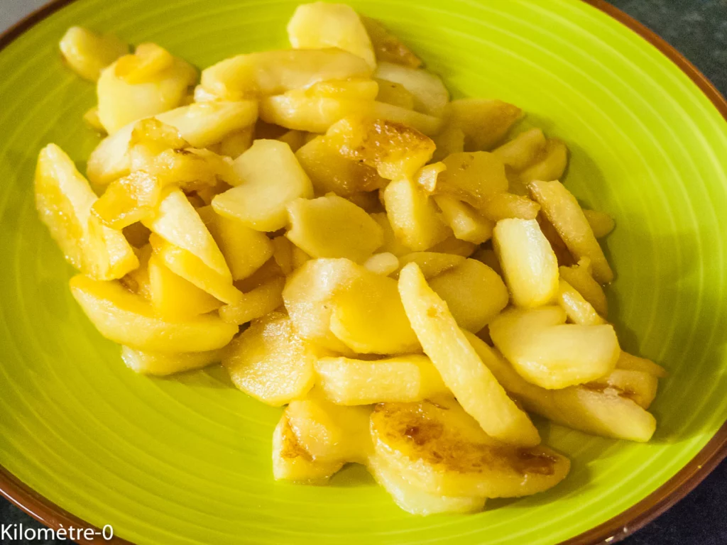 Gaufres aux pommes et au caramel au beurre salé - Étape 2