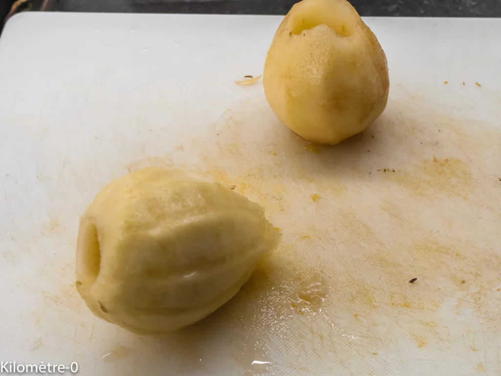 Salade de courge butternut aux poires - Étape 2