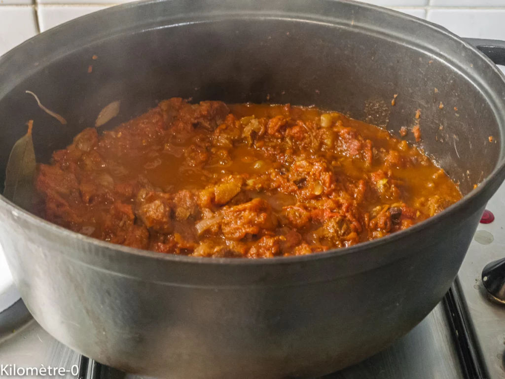 Mijoté de cerf au piment doux et à la badiane - Étape 5