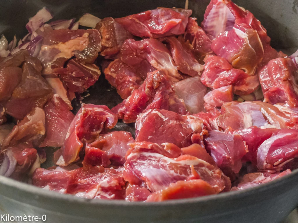 Mijoté de sanglier aux carottes et olives - Étape 3