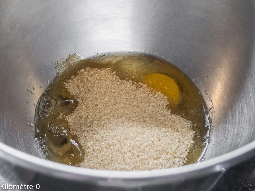 Bread cake au sarrasin, châtaignes et noix - Étape 1