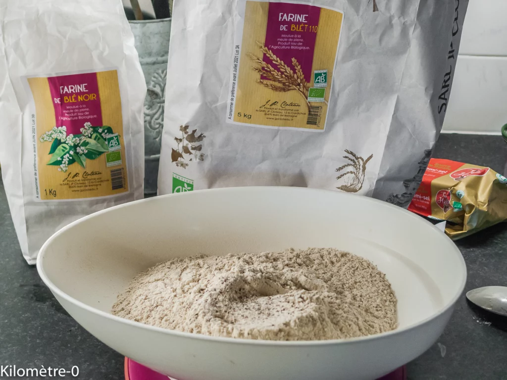 Bread cake au sarrasin, châtaignes et noix - Étape 4