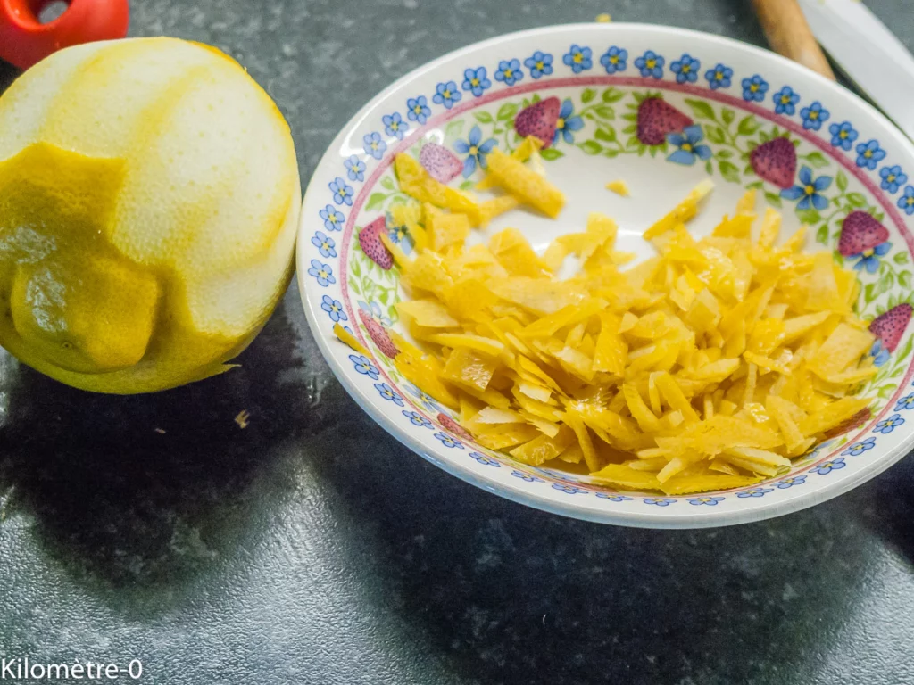 Tarte panna cotta aux agrumes - Étape 2