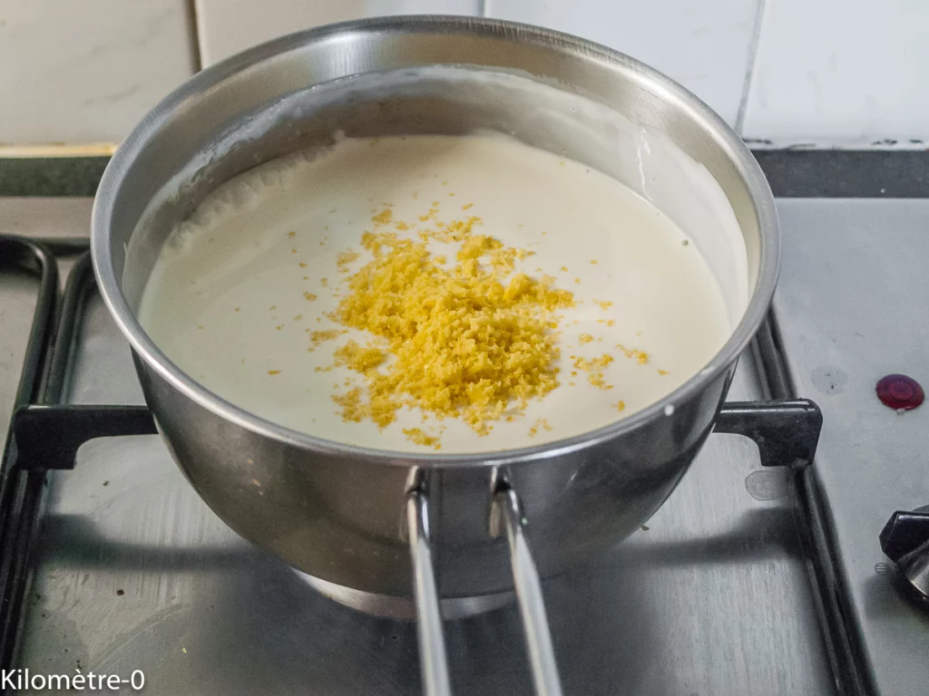 Tarte panna cotta aux agrumes - Étape 5