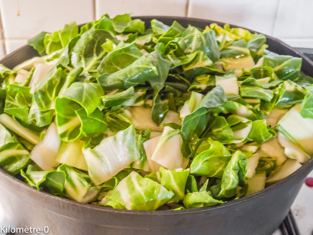 Curry d&rsquo;échine de porc aux blettes - Étape 11